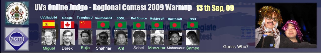 The ++Y2K++ World Final Warm-up Contest.